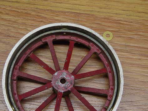 wheel with washer
